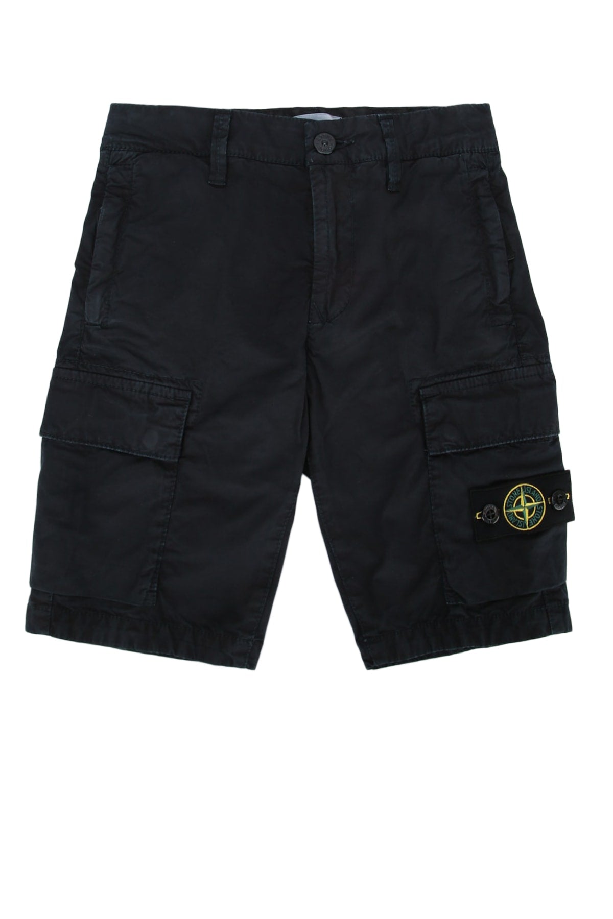 Cargo-Pocket Cargo Shorts — Navy
