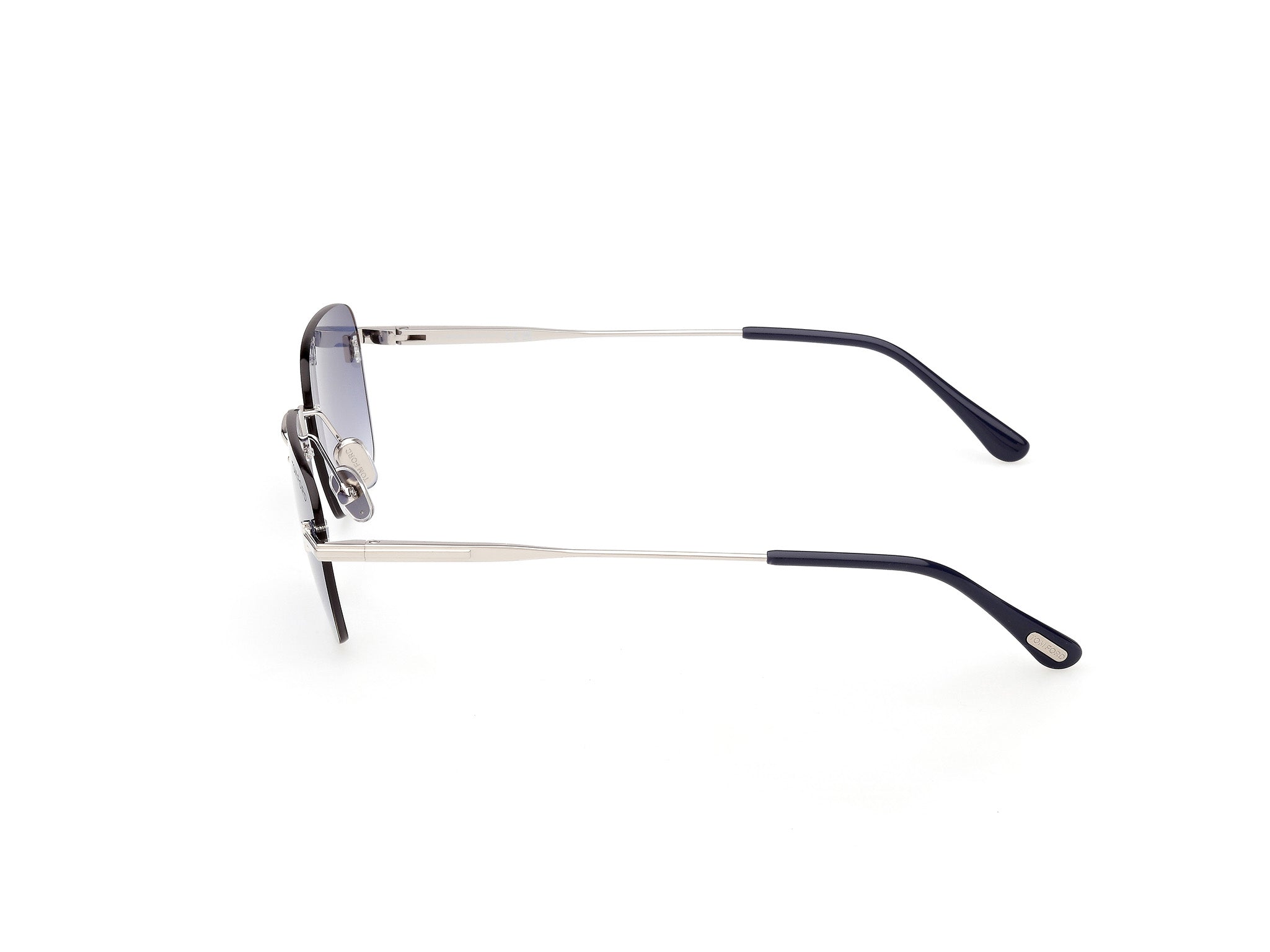 TOM FORD Unisex TOM FORD FT1354 JAKE-02 16W Sunglasses Metal Palladium Blue Squared Norma