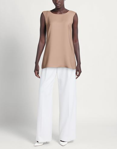 Woman Top Camel Size 10 Polyester