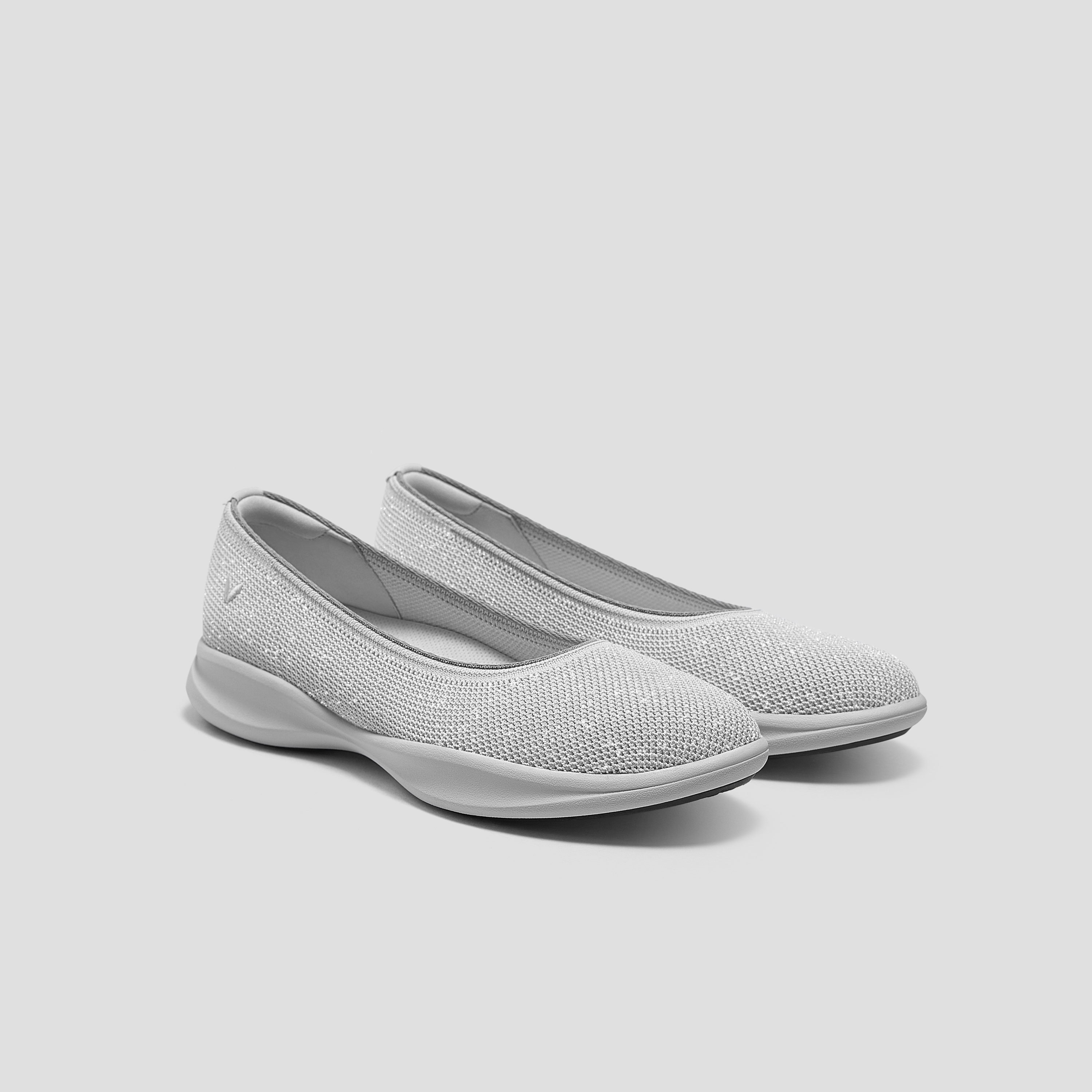 VIVAIA Walker Pro Hybrid Ballet Flats Izabel|METALLIC DIAMOND