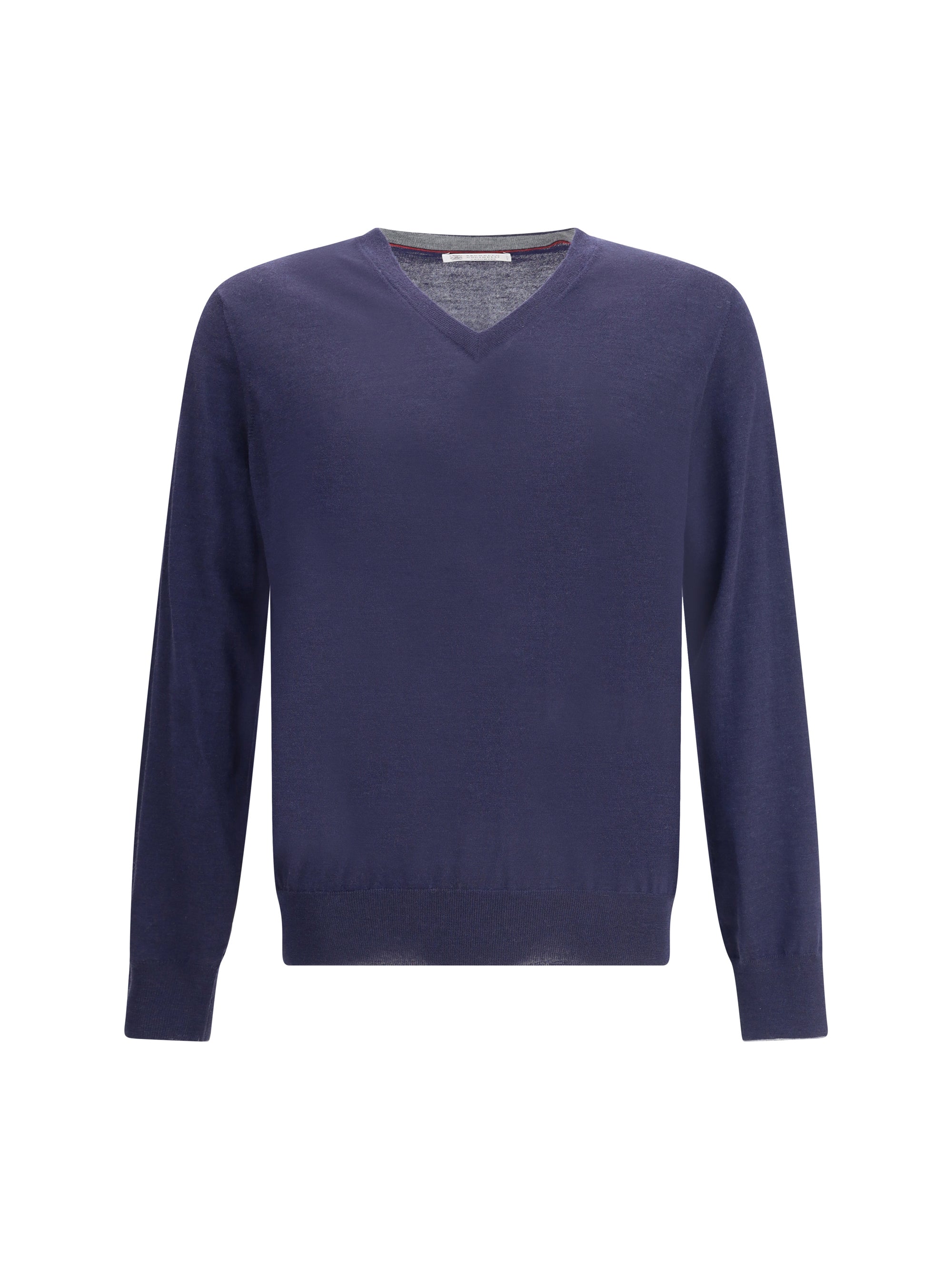 Ultrafine Virgin Wool Sweater — Navy