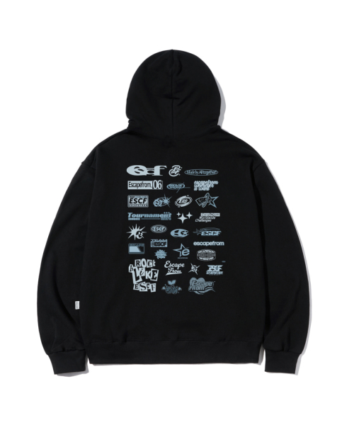 Logo Assembly Print Hoodie