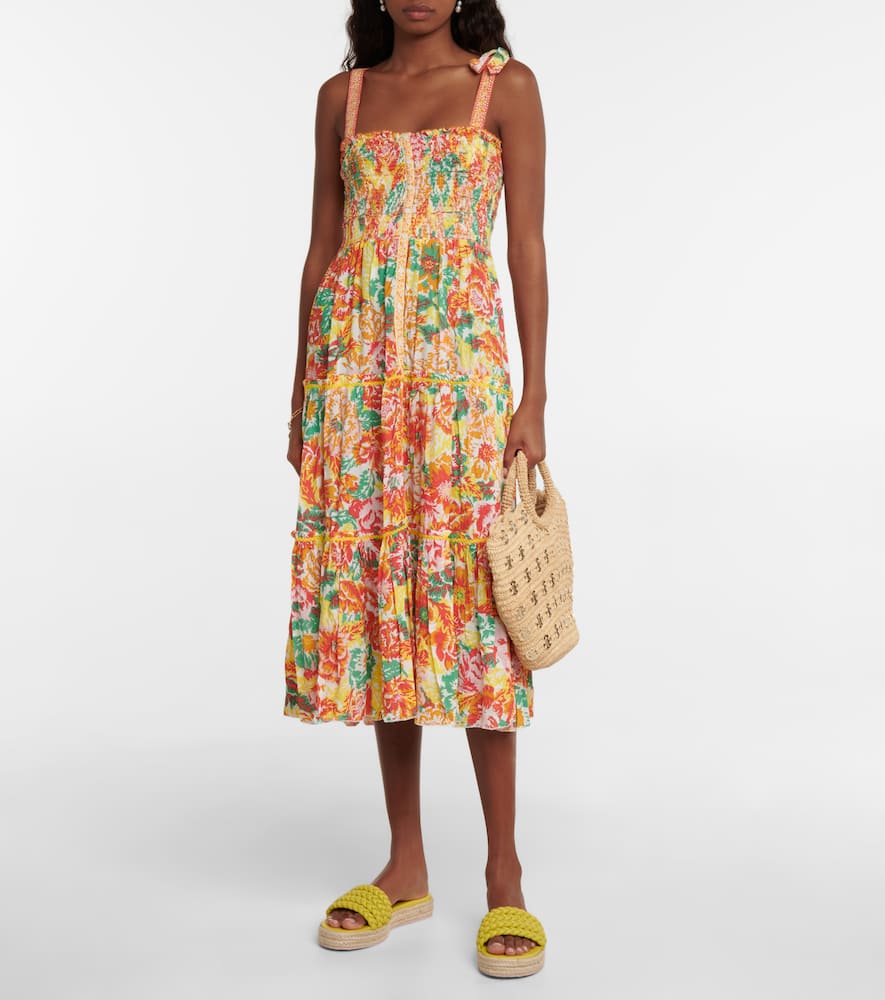 Triny printed midi dress