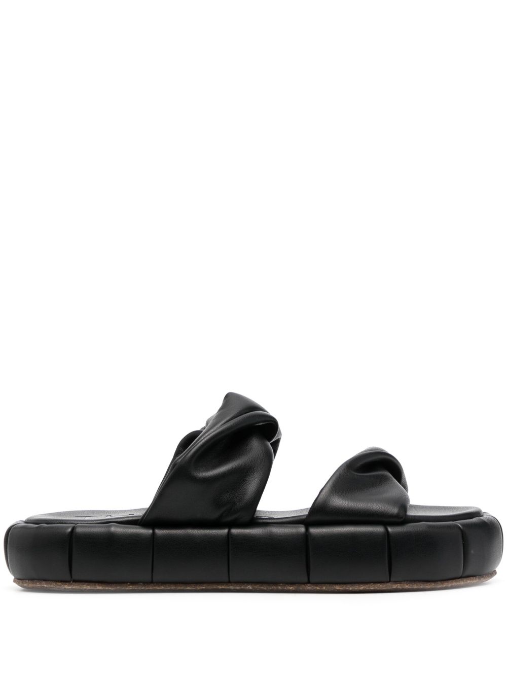 Air platform sandals - Black