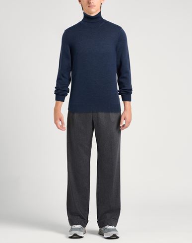 Man Turtleneck Midnight blue Size 48 Virgin Wool