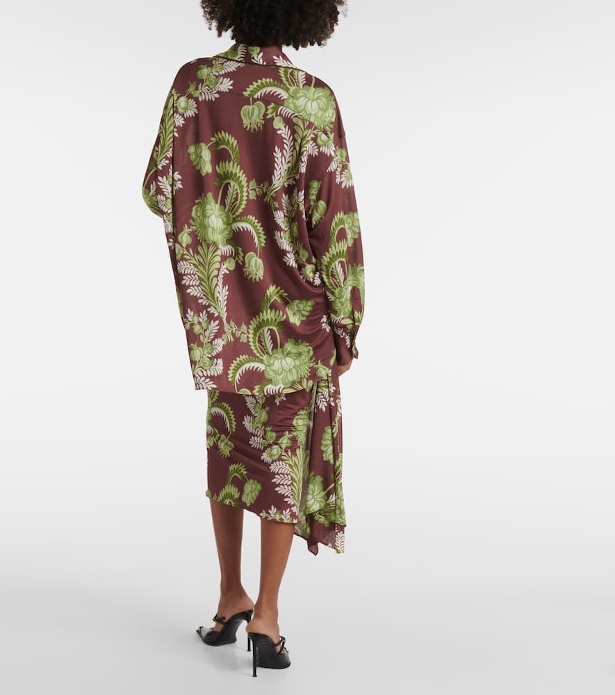 Floral oversized shirt