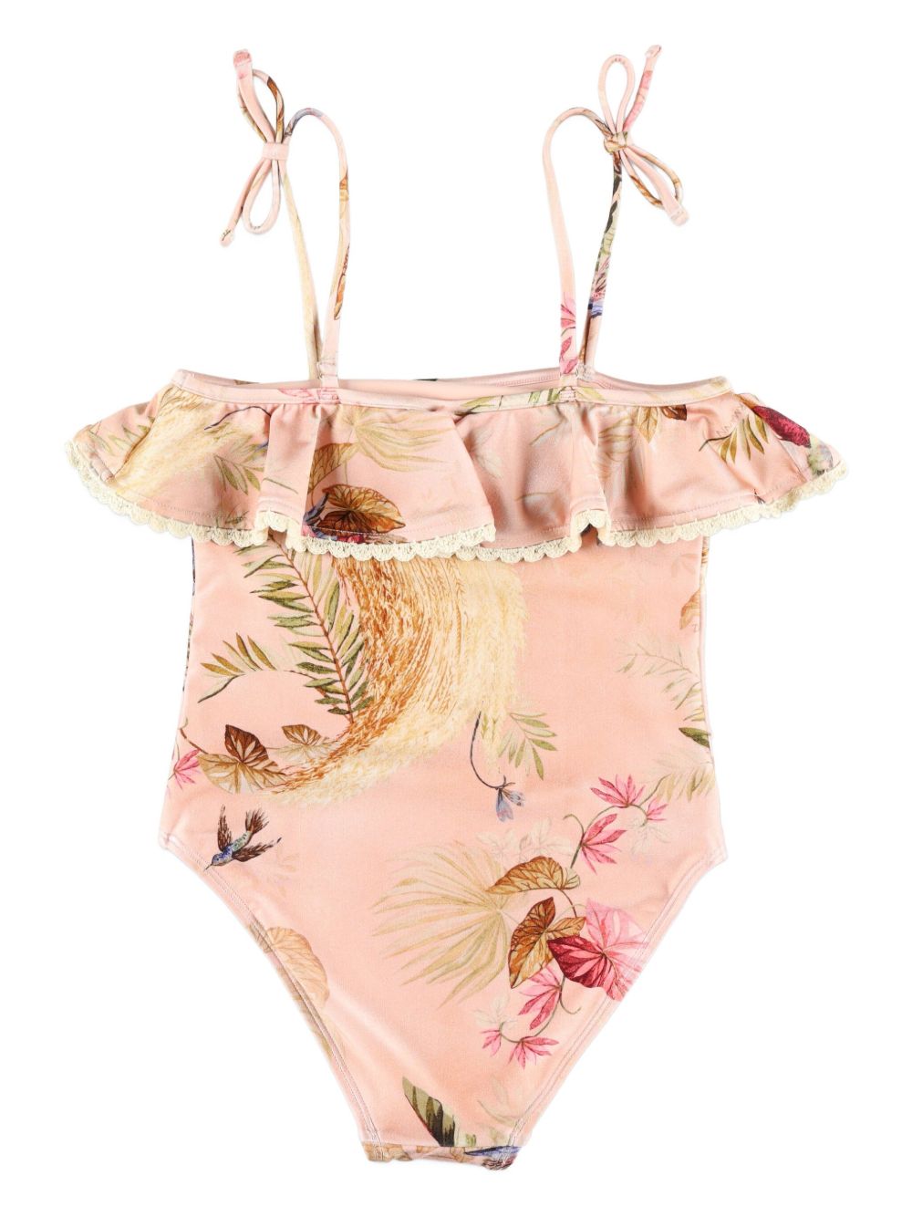 Rhiannon ruffled swimsuit - Pink