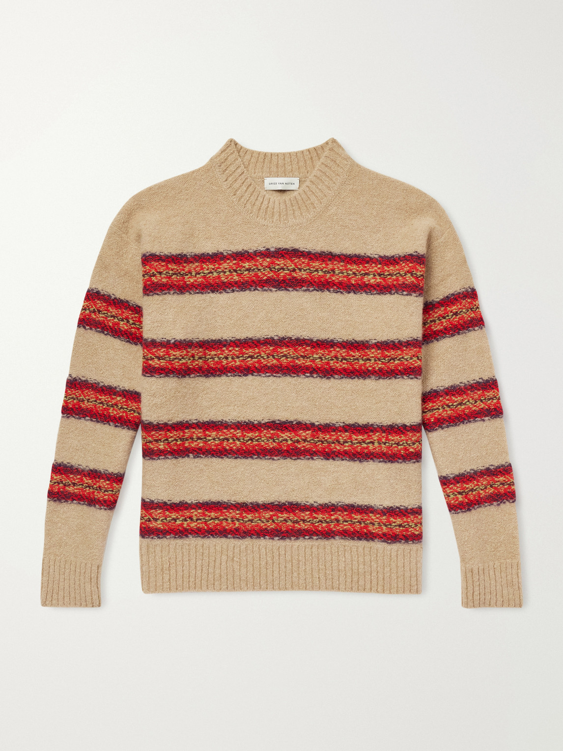 Master Striped Alpaca-Blend Sweater