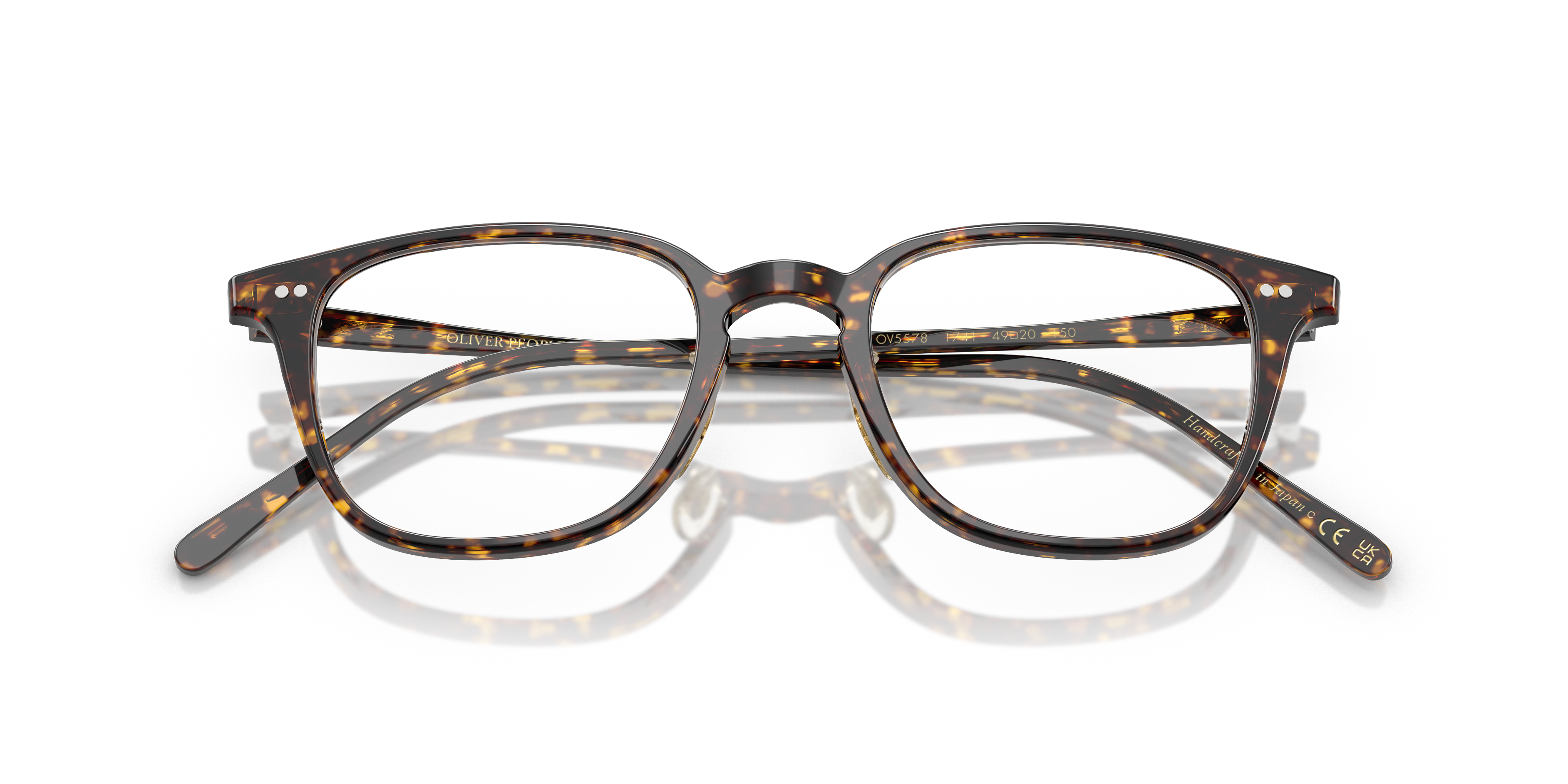 Oliver Peoples Unisex Oliver Peoples OV5578 SOBEL 1741 Optische Fassungen Acetat Schildkröte Transparent Quadratisch Norma