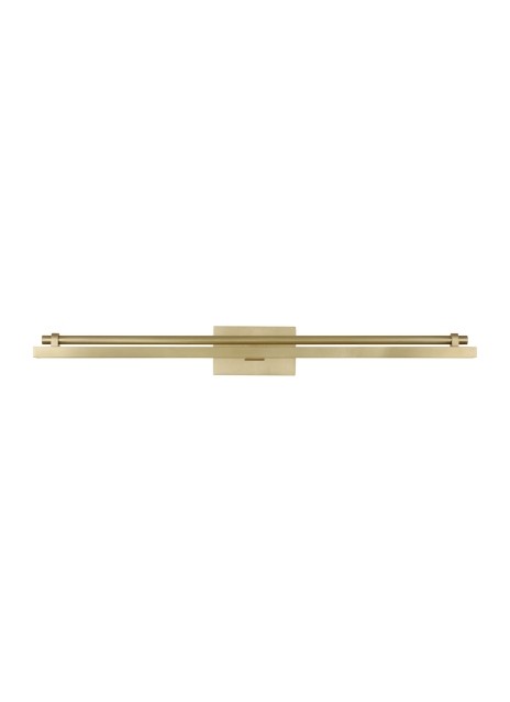 Natural Brass LED Picture Light from the Kal Collection