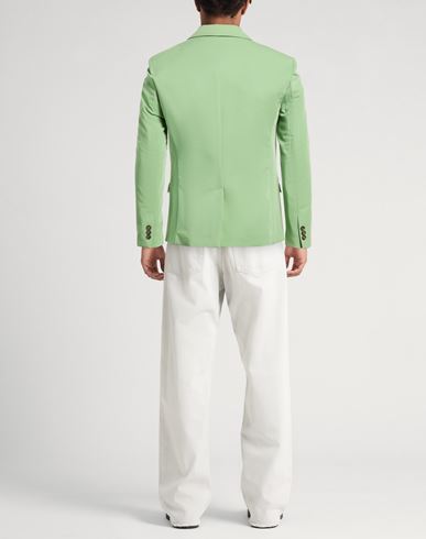 Man Blazer Green Size M Polyester, Viscose, Elastane