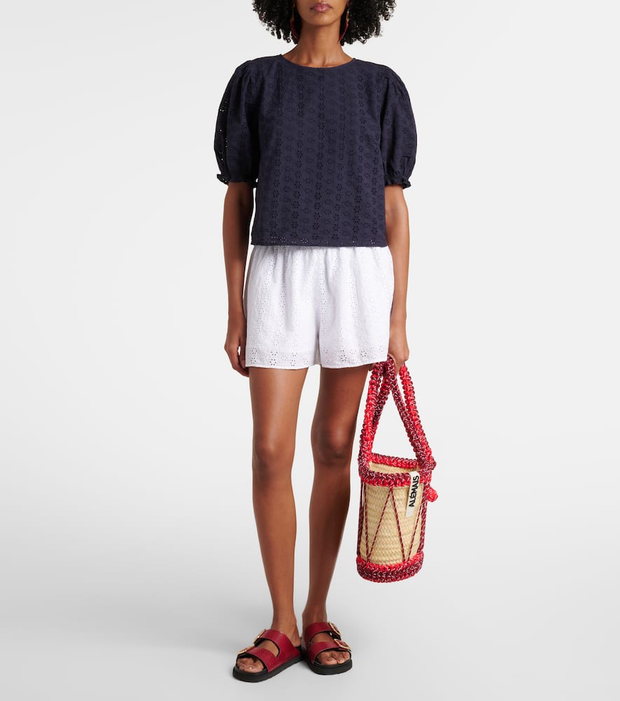 Dalyn embroidered cotton blouse