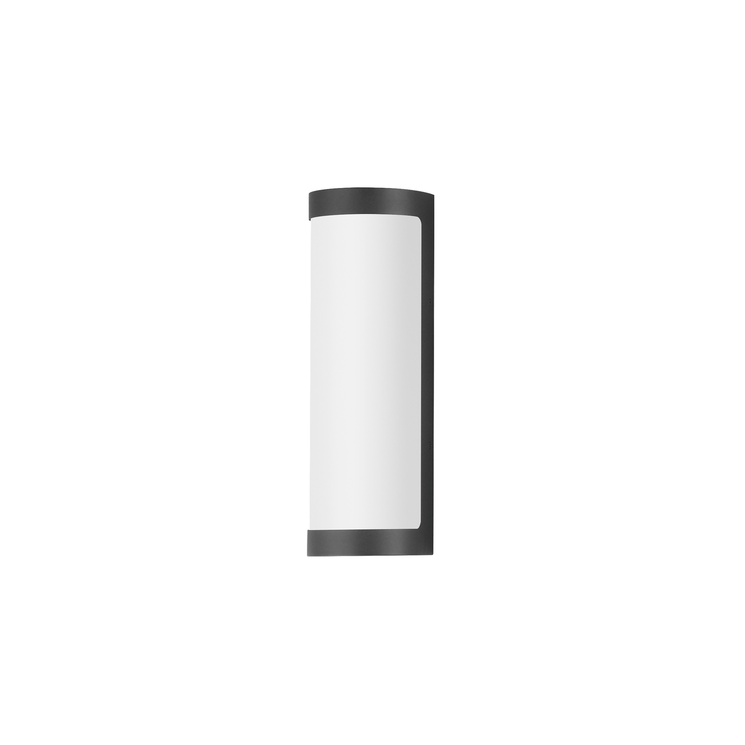Black LED Outdoor Wall Sconce from the Halfpipe Collection
