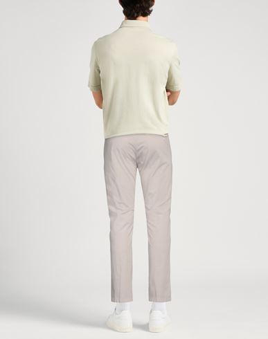 Aglini Man Pants Light grey Size 32 Cotton, Elastane