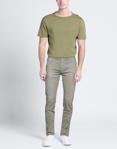 Barmas Man Jeans Military green Size 32 Cotton, Elastane
