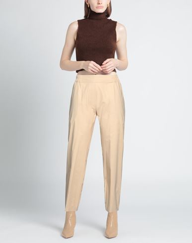 Woman Pants Beige