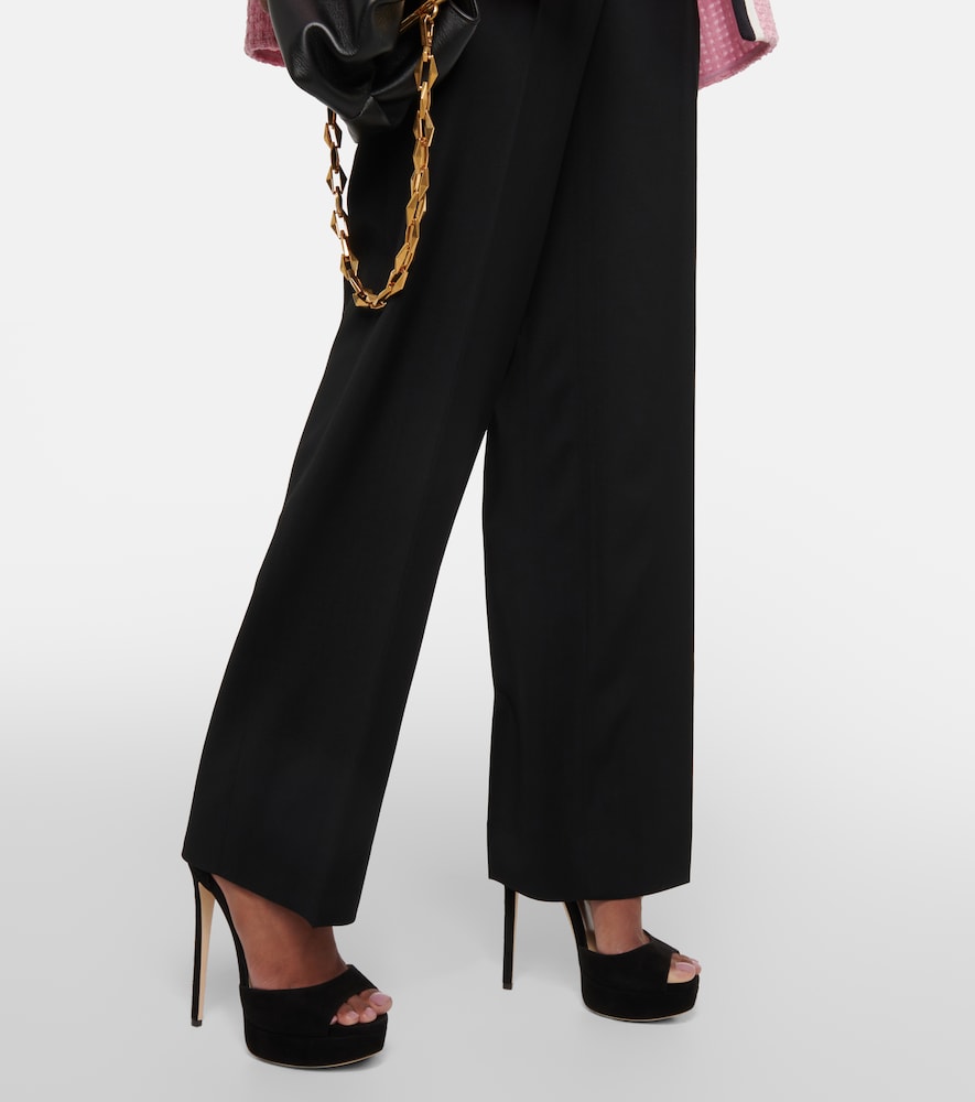 Jimmy Choo Max 150 suede platform sandals