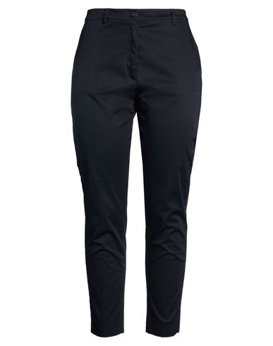 Woman Pants Midnight blue Size 12 Cotton, Elastane