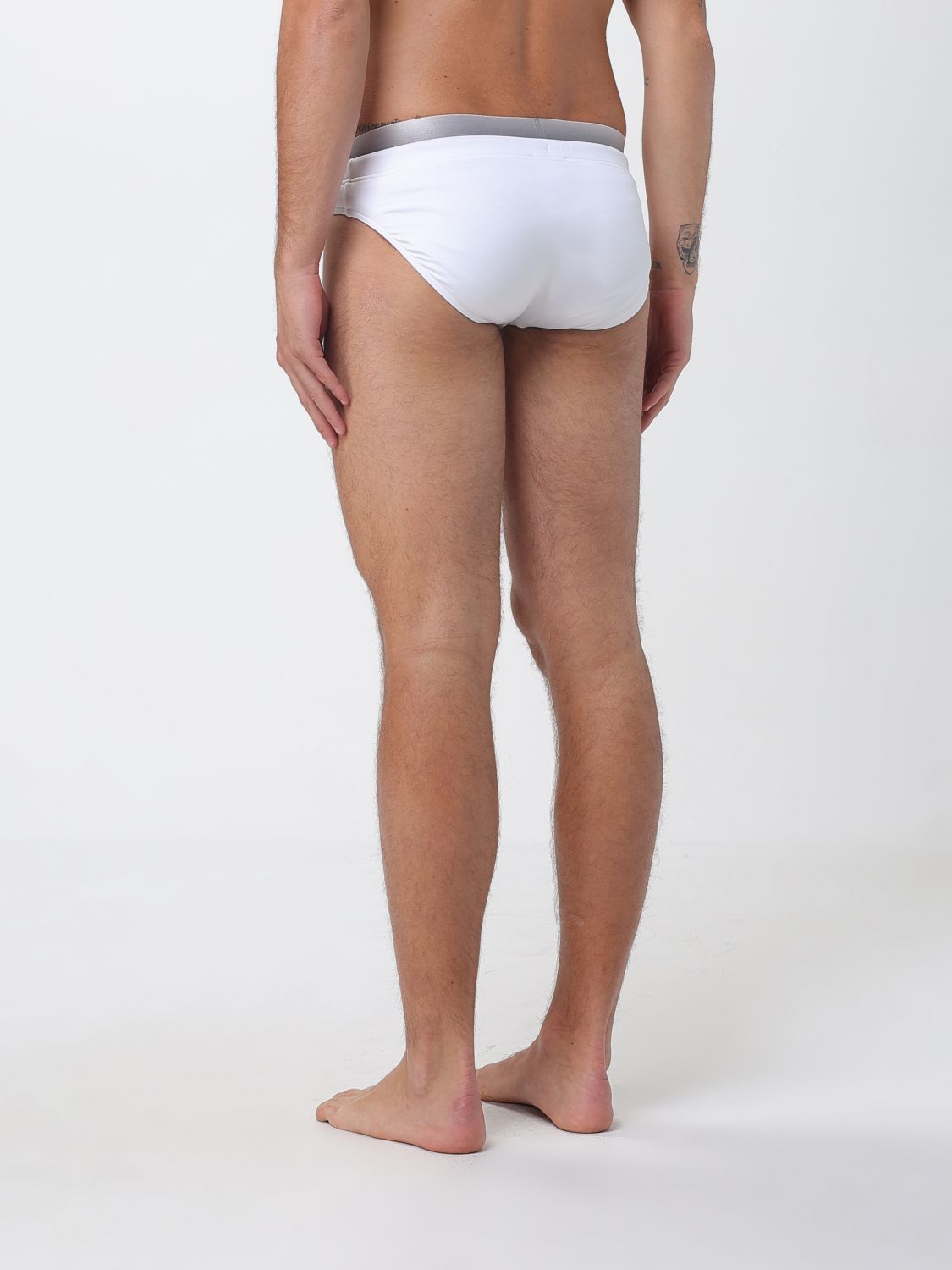 Swimsuit Men color White