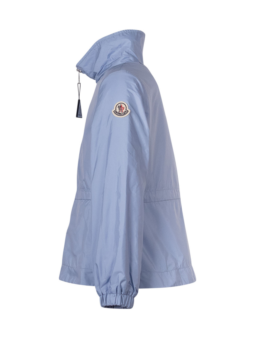Kids Blue Solid Jacket