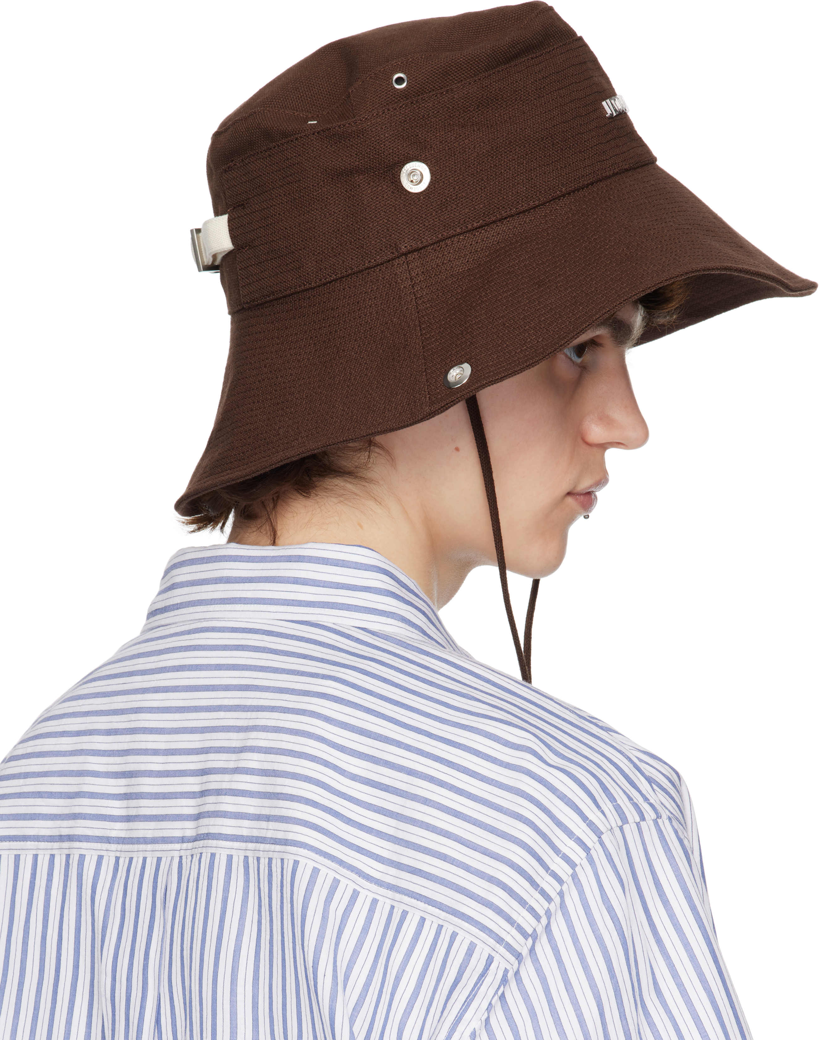 JACQUEMUS Brown 'The de-Nîmes' Bucket Hat