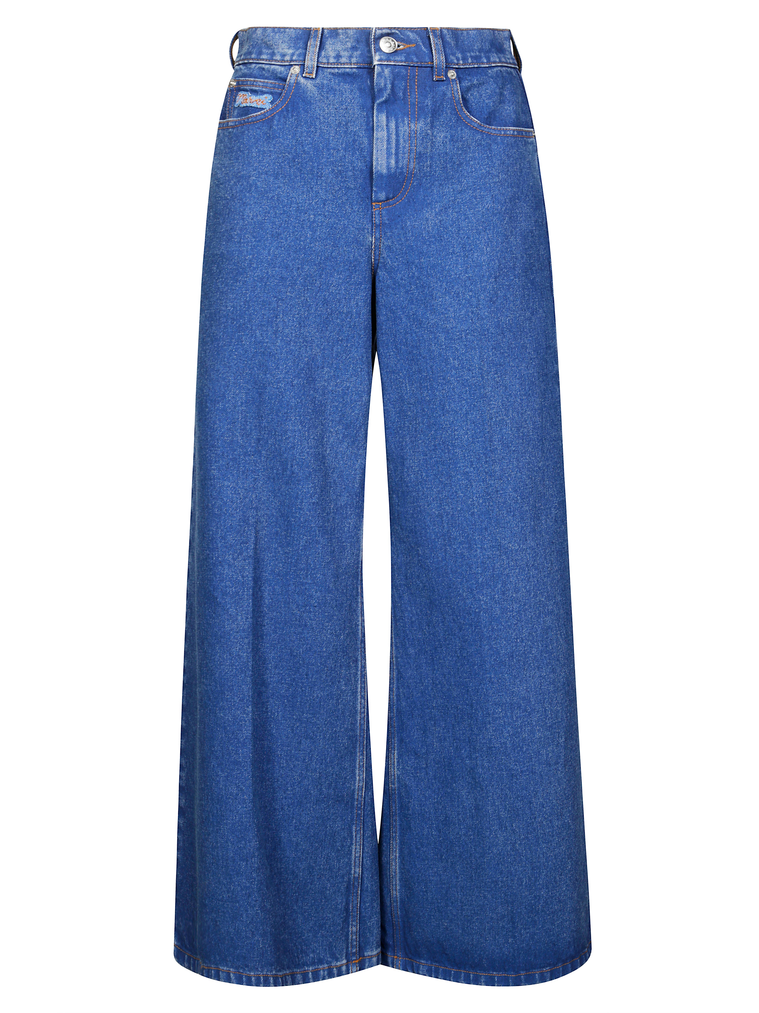 Organic-cotton Wide-leg Jeans