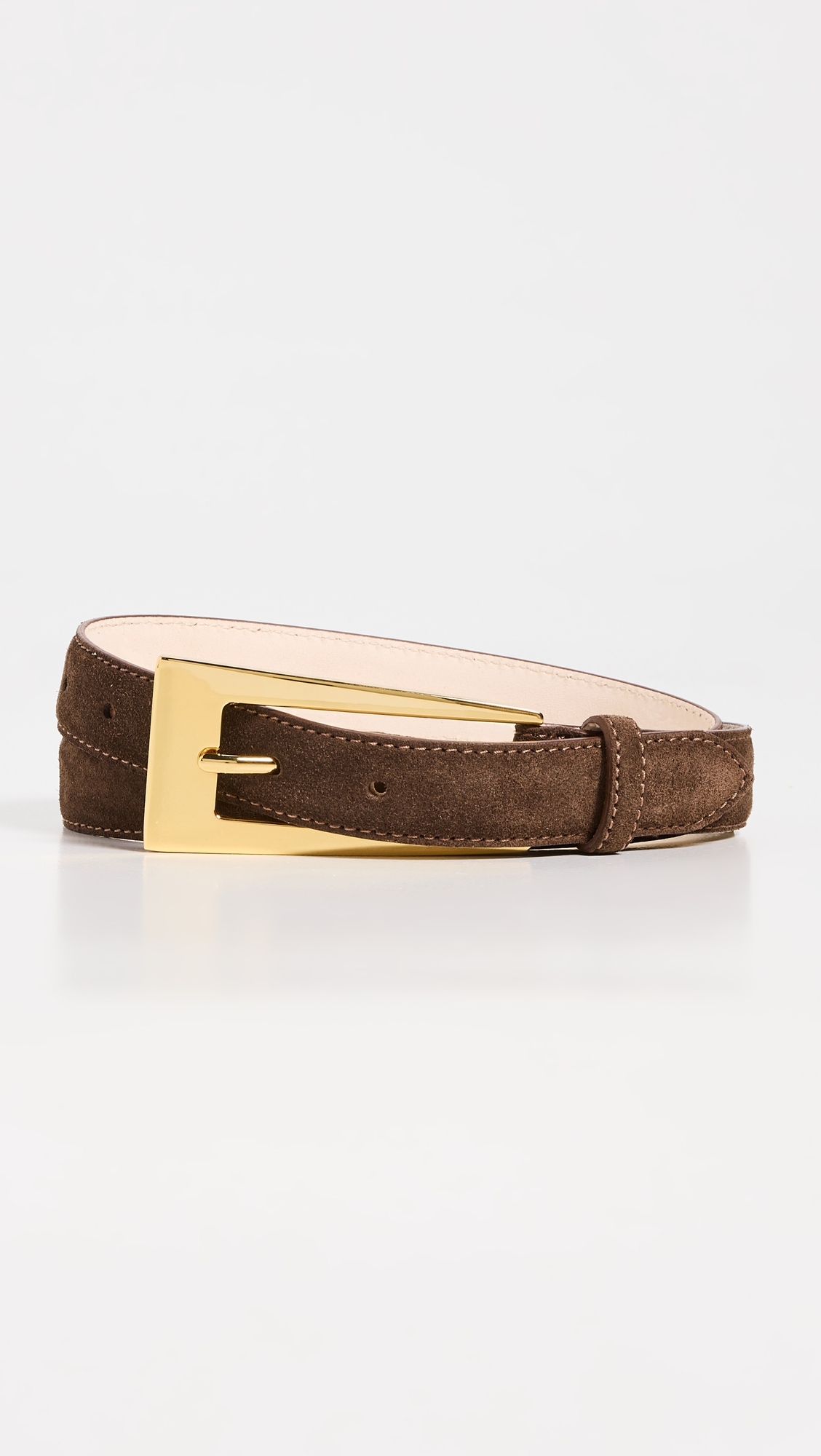 No.10 Chocolate Suede Belt Chocolate