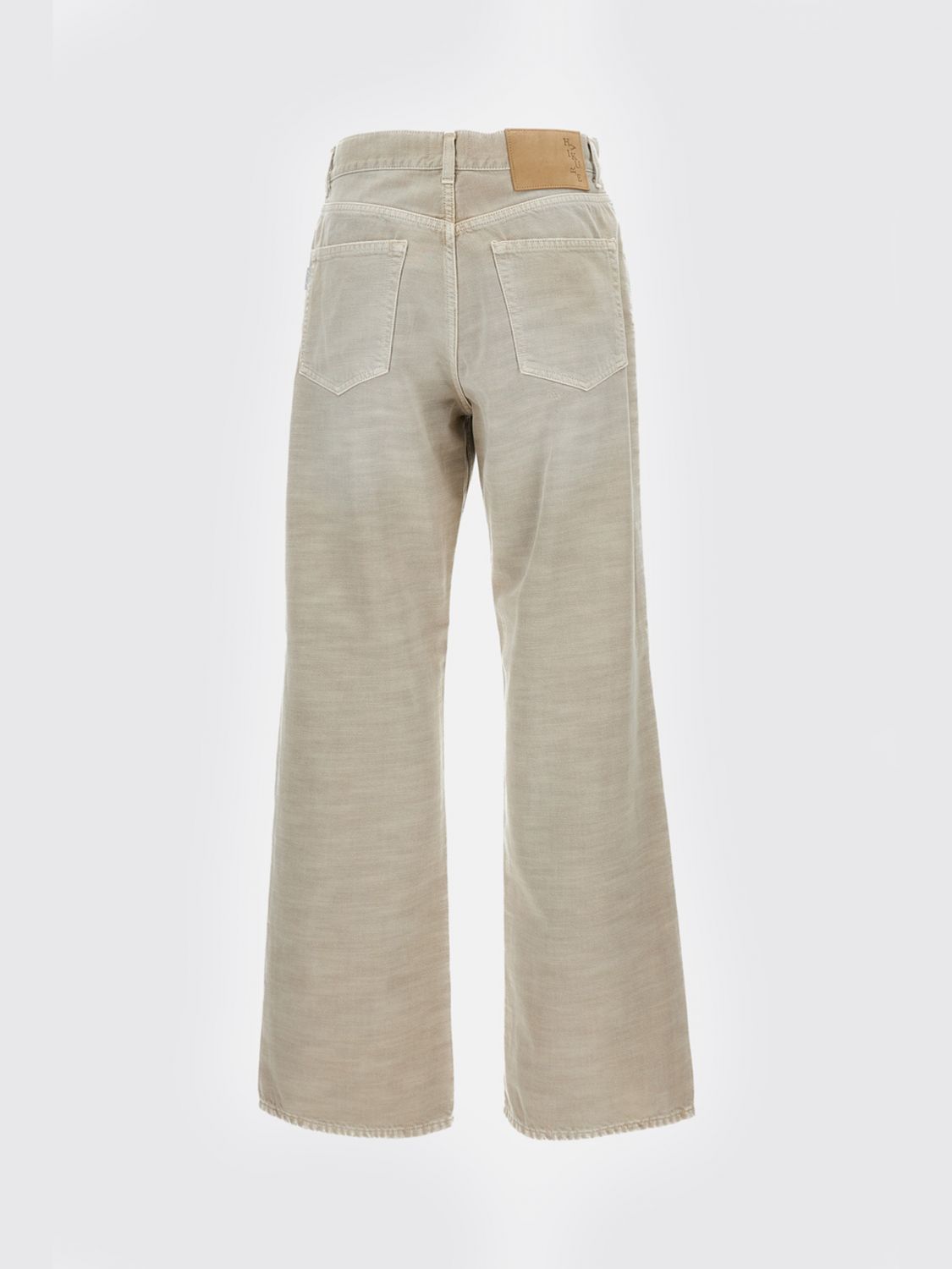 Jeans Woman color Beige