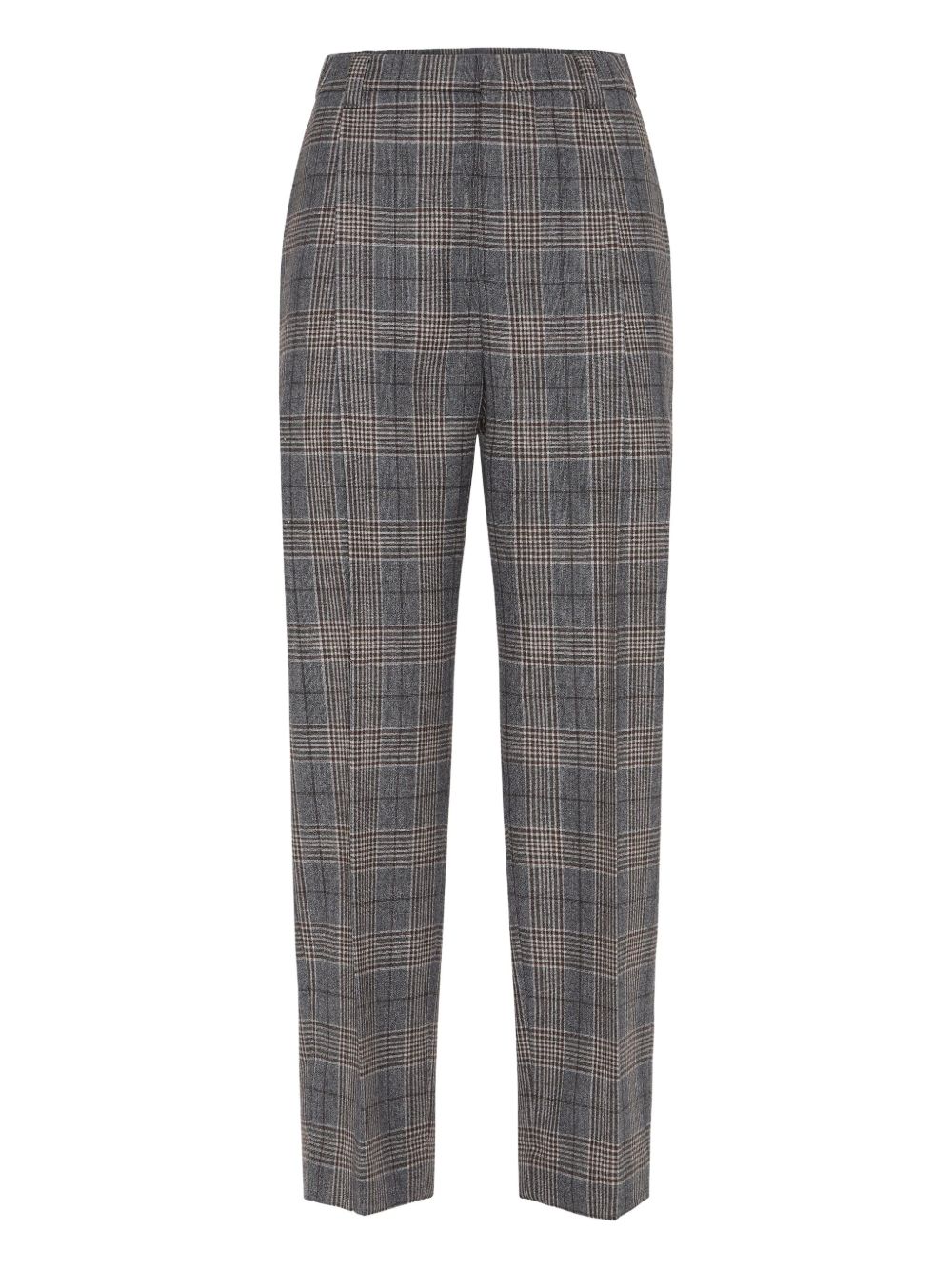 Checked trousers - Grey