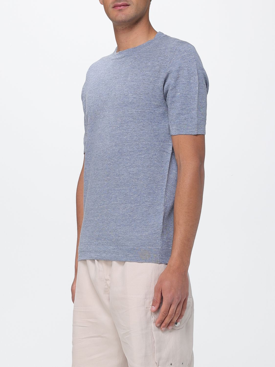 Sweater Men color Gnawed Blue
