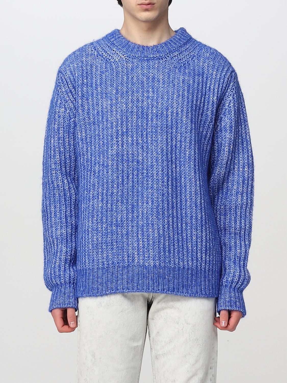 Sweatshirt Men color Blue