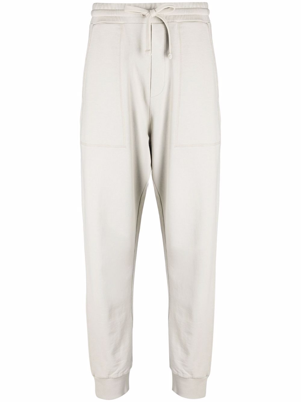 Logo-embroidered track pants - Grey