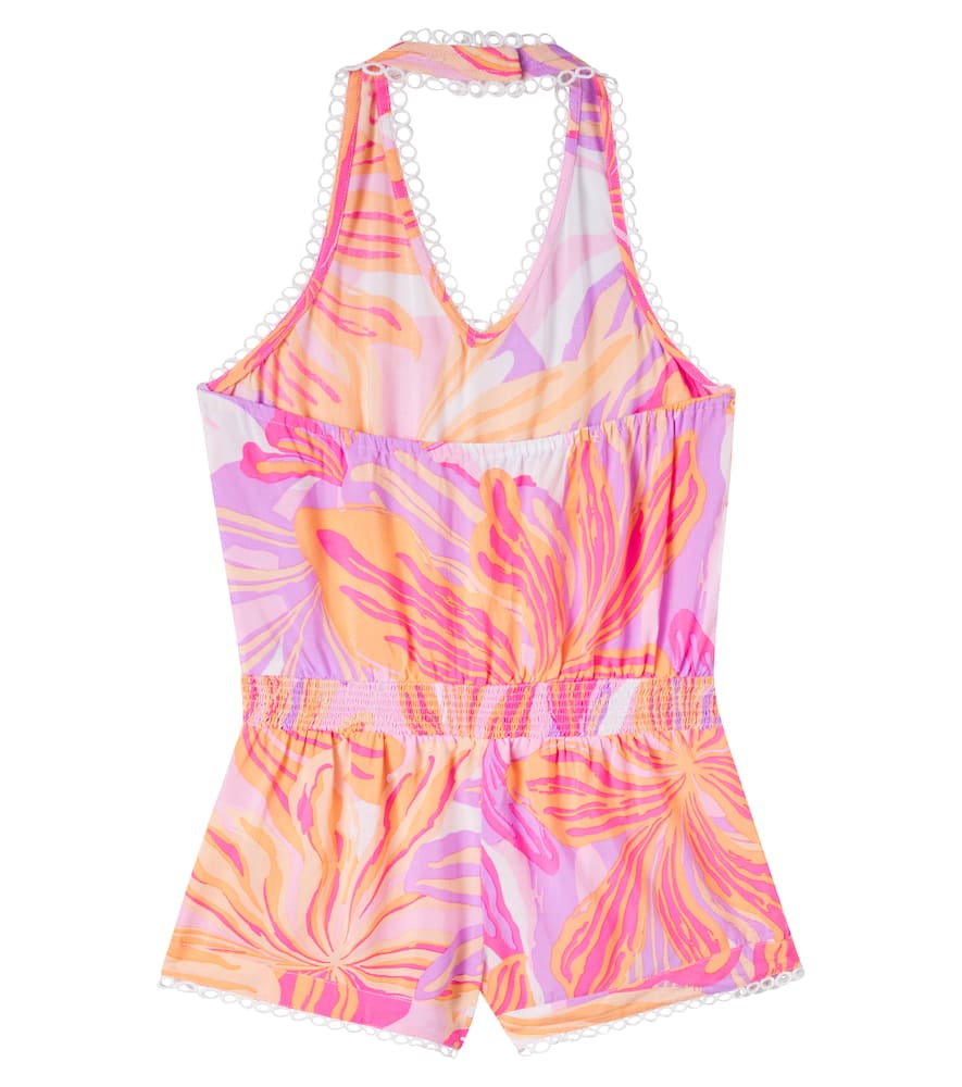 Beth halterneck printed romper