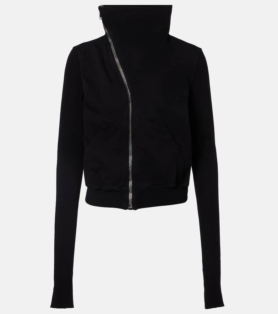 Belted cotton jersey sweatshirt