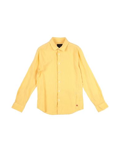Peuterey Kid Boy Shirt Marigold Size 10 Linen