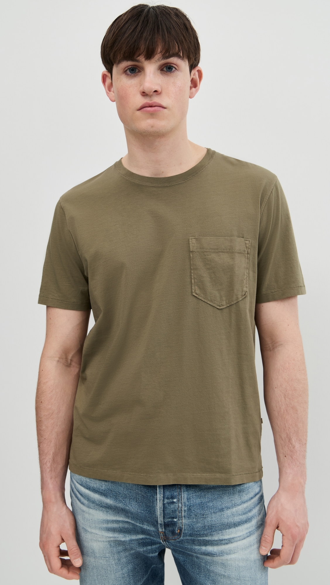 Billy Reid Washed Tee Moss