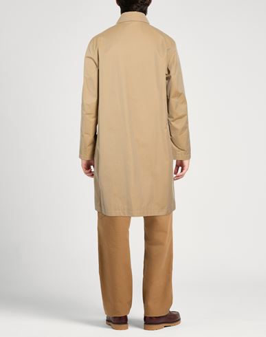 Maison Kitsuné Man Overcoat & Trench Coat Beige Size M Cotton