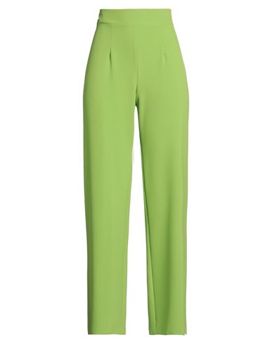 Woman Pants Lime green Size 6 Polyester, Elastane
