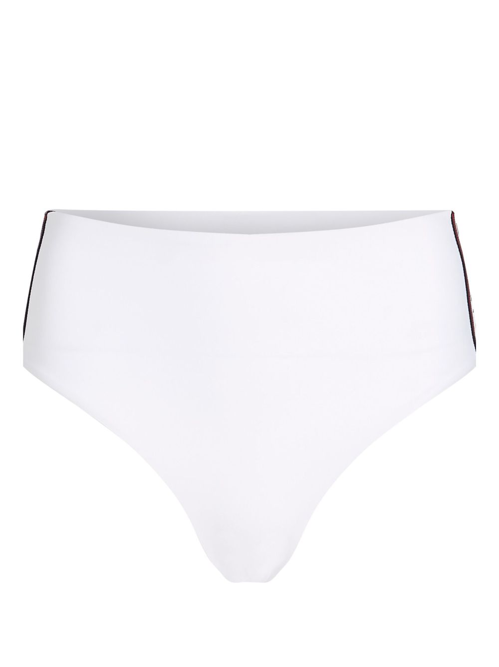 Logo-print bikini bottom - White