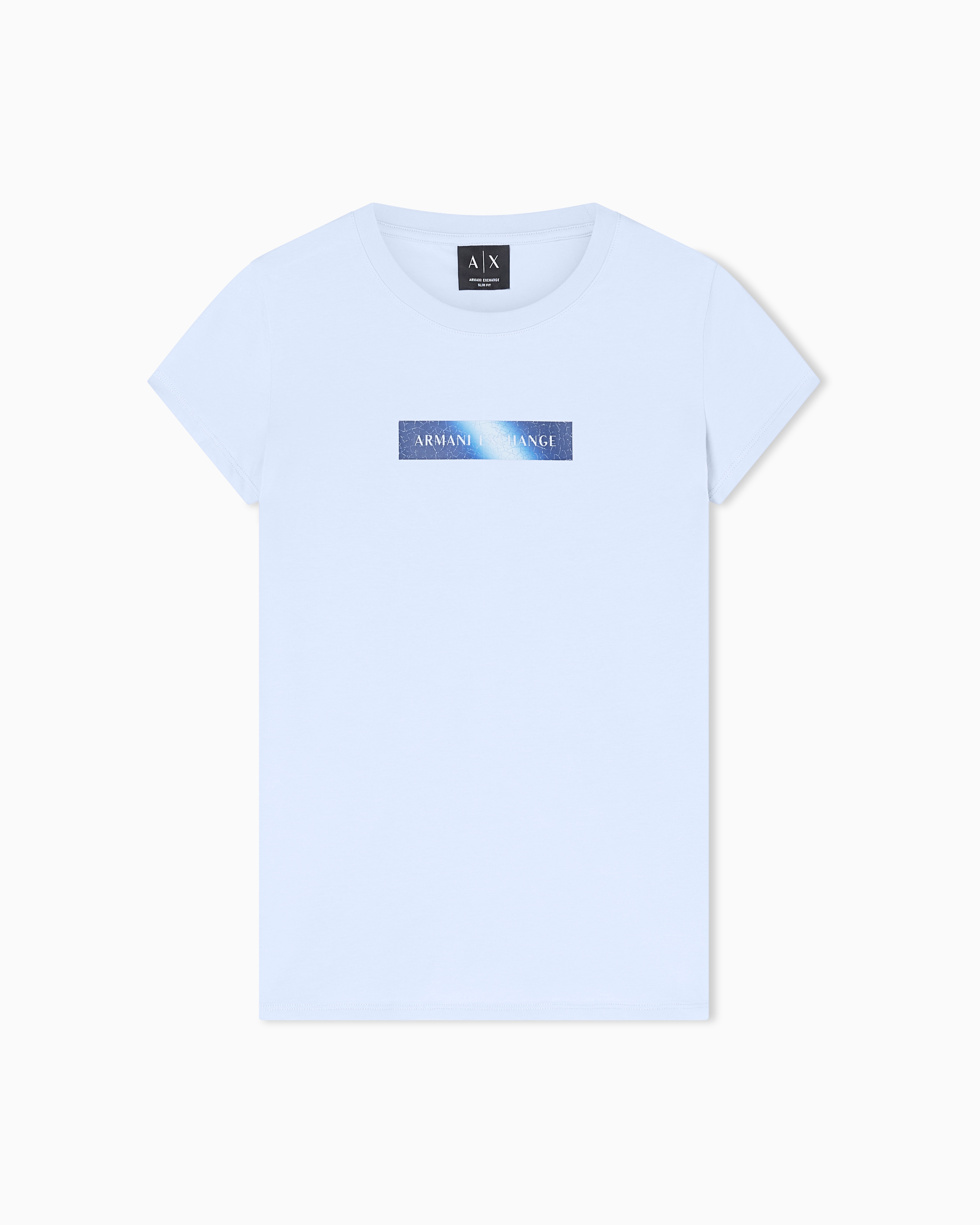 Slim Fit T-Shirt in Stretch Cotton Jersey