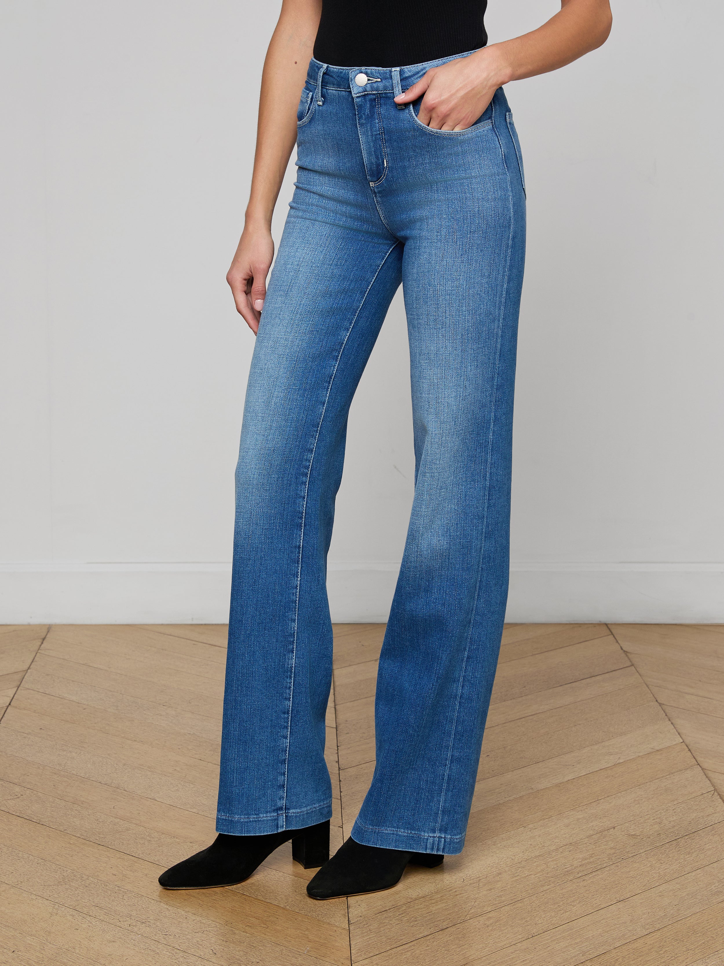 Clayton Wide-Leg Jean In Riverside