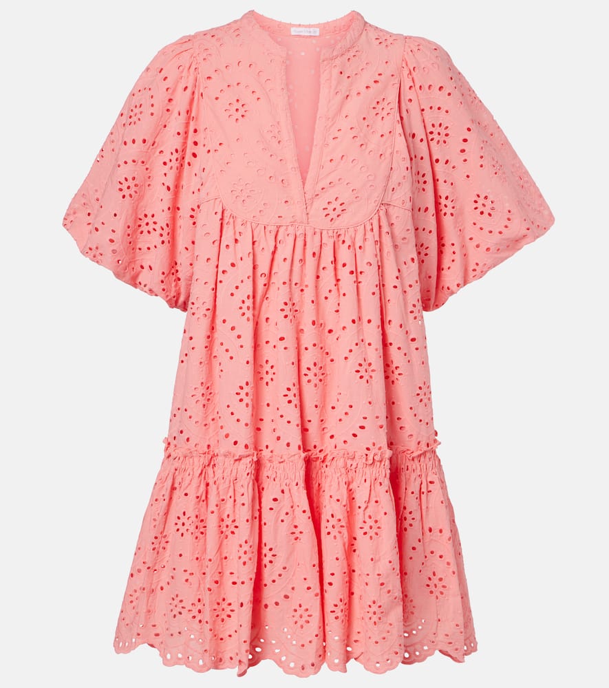 Cruz broderie anglaise cotton minidress