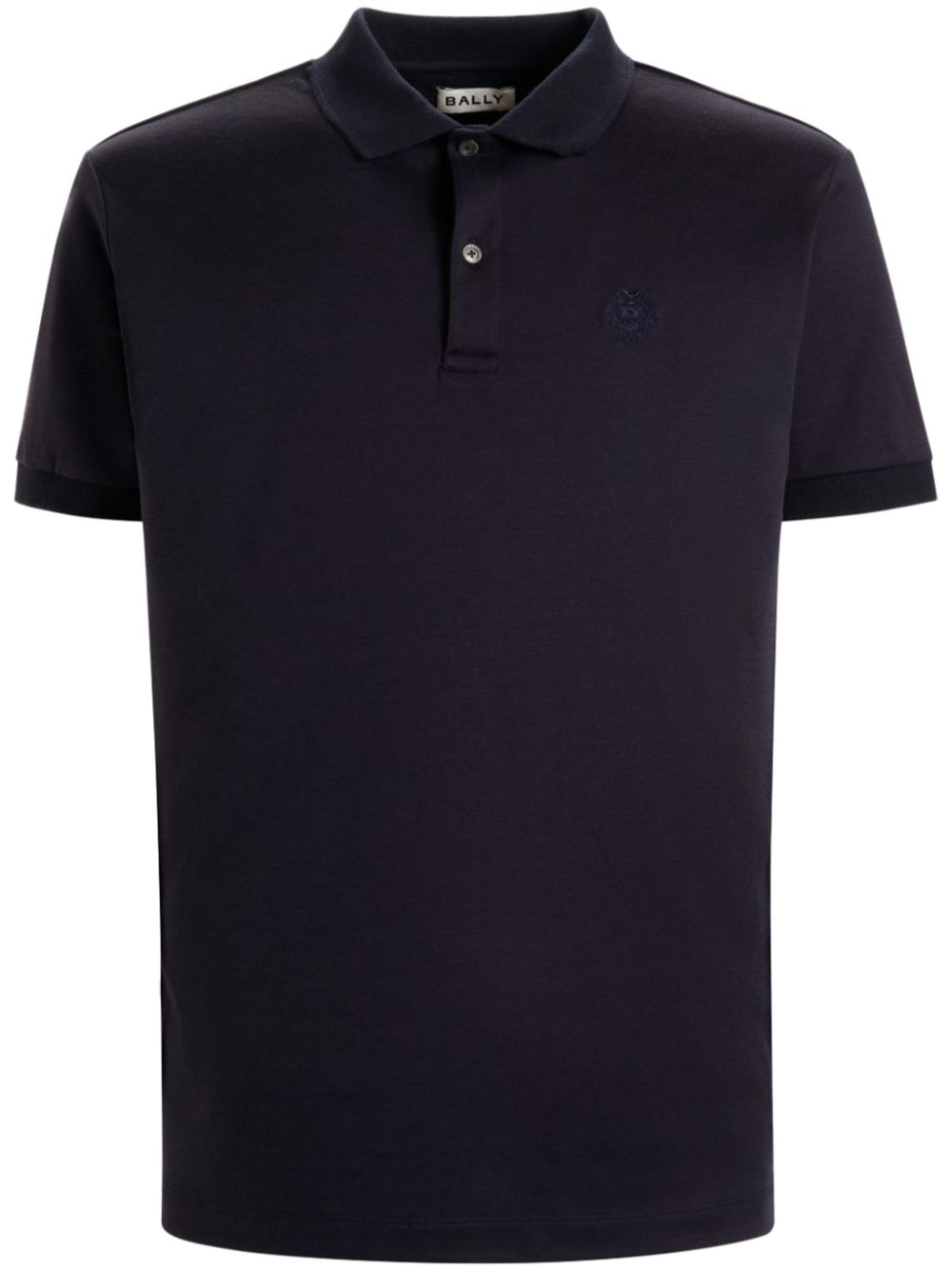Logo-embroidered polo shirt - Blue