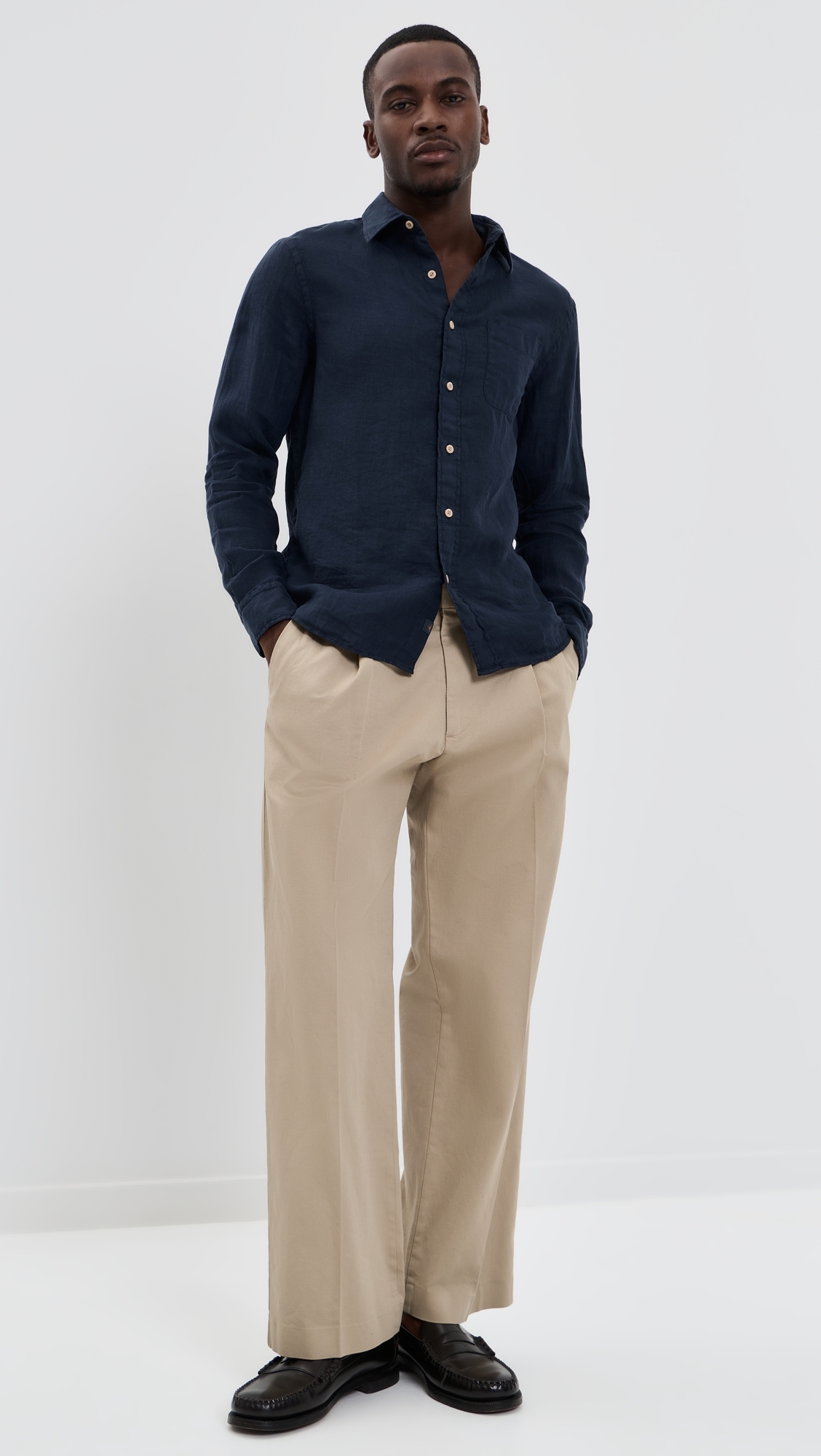 Laguna Linen Shirt Island Navy 