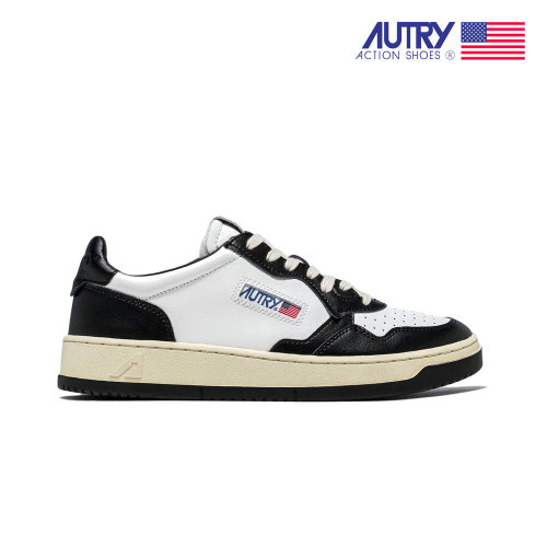 Two-tone Sneakers Made Of Leather