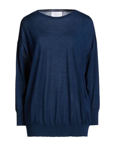 Collezione N_01 Woman Sweater Midnight blue Size S Merino Wool