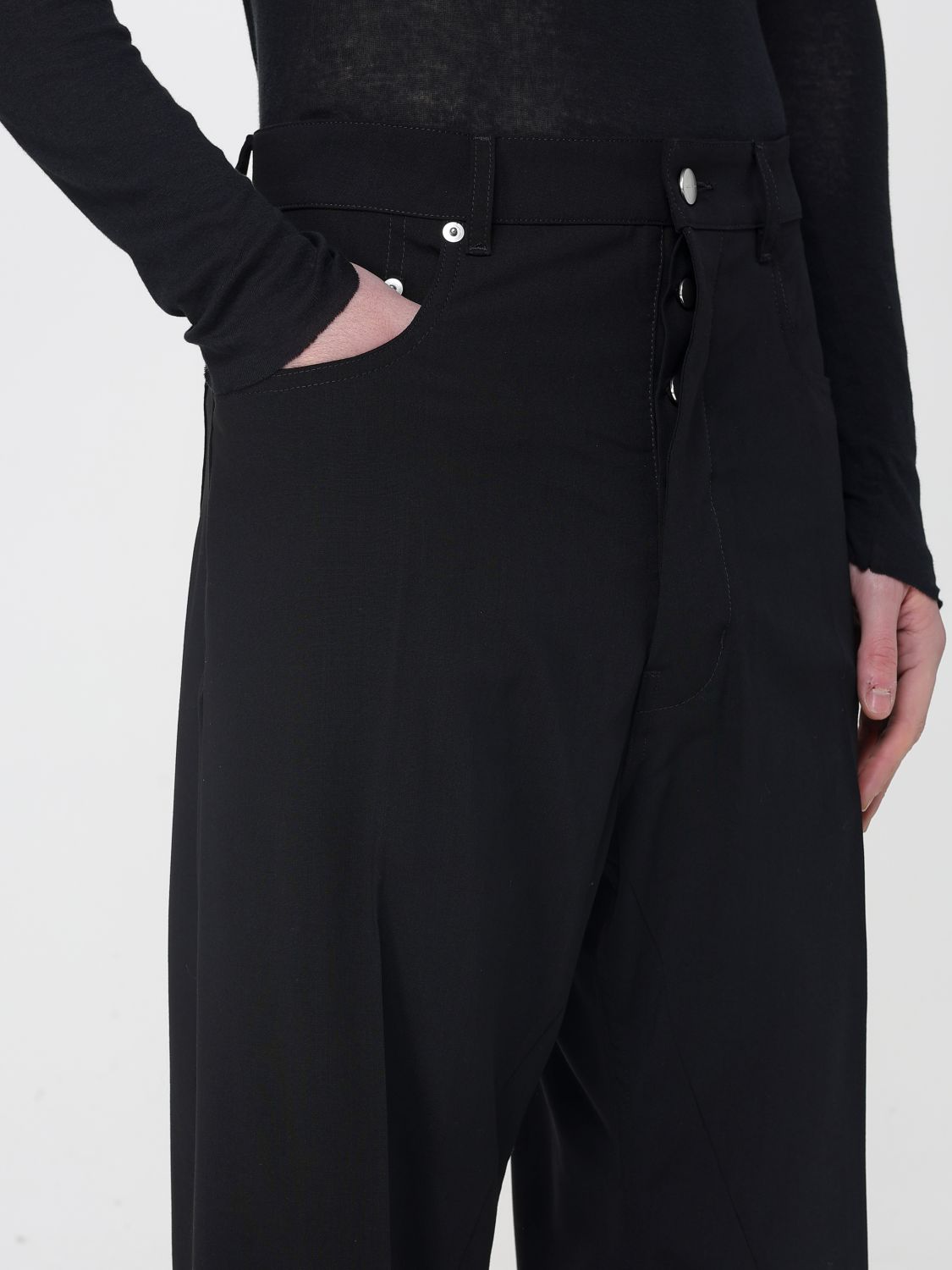 Pants Men color Black