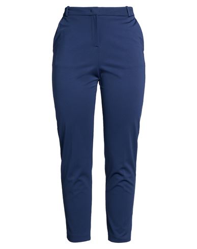 Woman Pants Navy Size 10 Viscose, Polyamide, Elastane