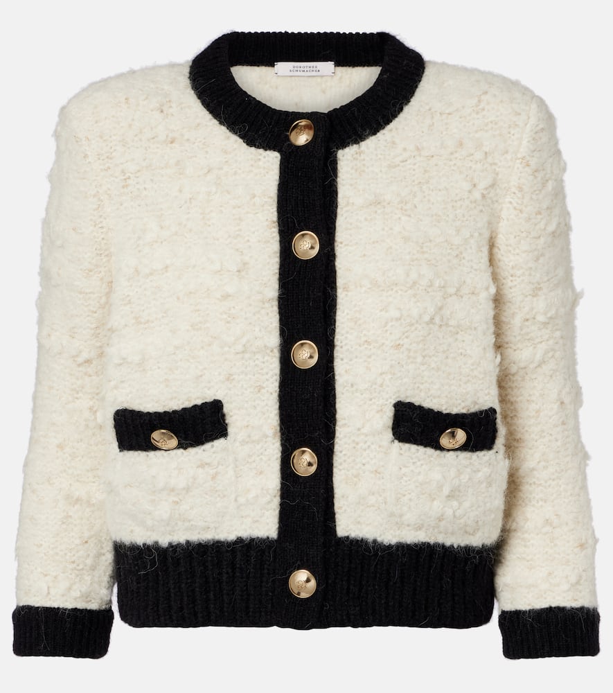 Delightful Sparkle wool-blend cardigan