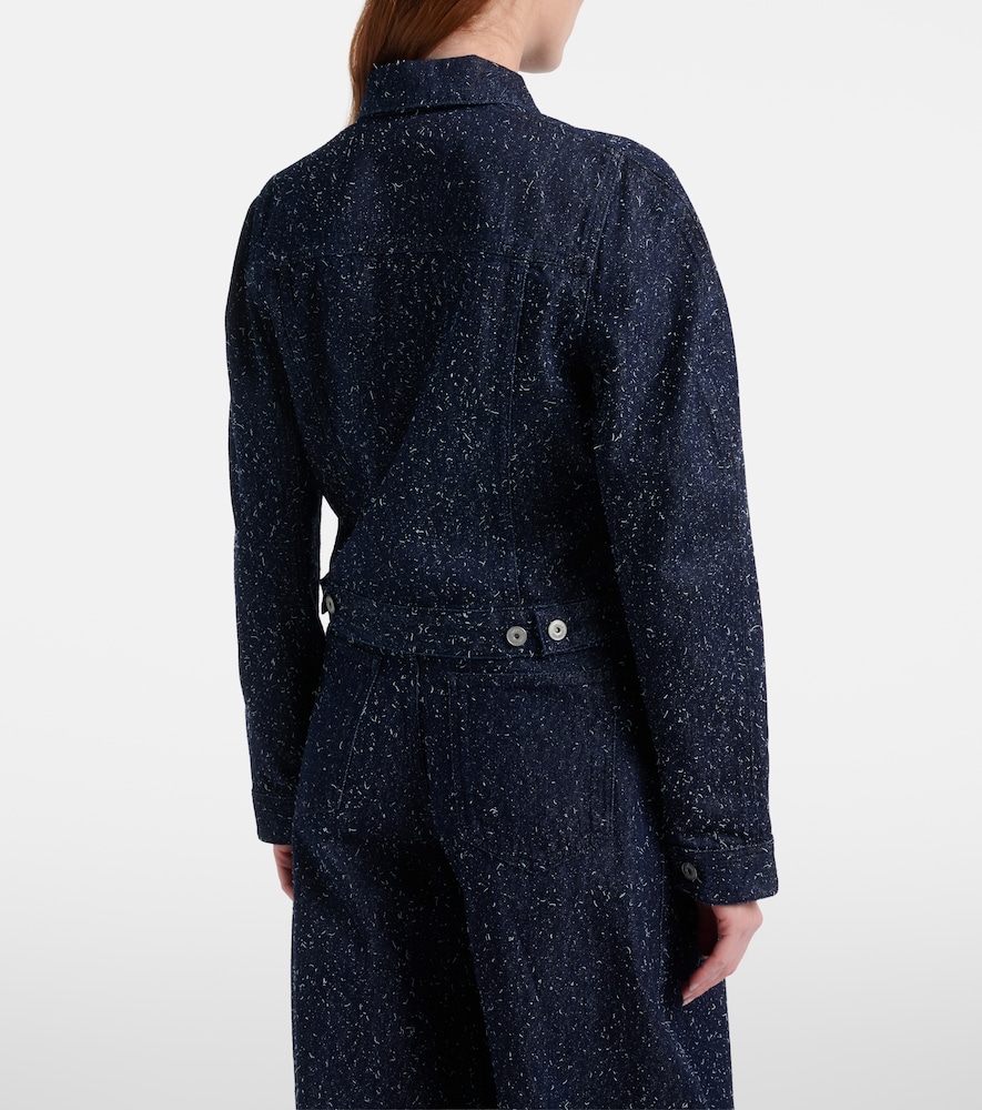 Ovalo de-Nîmes embroidered denim jacket